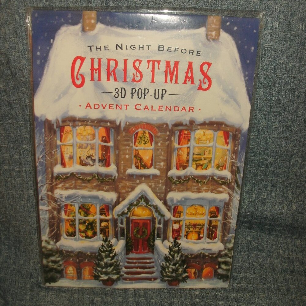 NWT Collectible The Night Before Christmas 3D Pop-Up ADVENT CALENDAR Babalu NEW